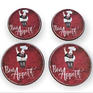 Range Kleen Stovetop Covers Set of 4 Metal Round Covers Bon Appetite Cafe 1892